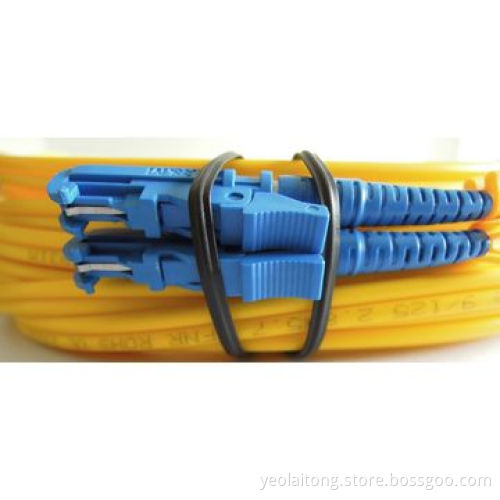 E2000 Fiber Patch Cord with Low Insertion Loss and Back Reflection Loss